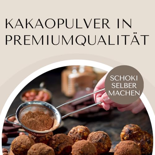Pure Xocolate Premium Bio Kakaopulver – Feinster alkalisierter Kakao aus edel Bohnen | Zuckerfrei, Vegan & Glutenfrei| Perfekt für Getränke & Backwaren (500 g)
