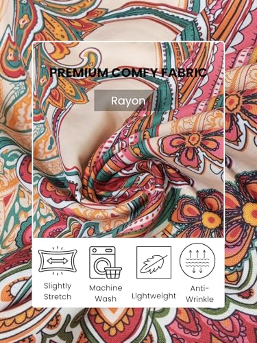 Image of GRECIILOOKS Trouser For Woman | Sharara For Women |Women's Boho Harem Pants | Printed Palazzo Pant For Womans Loose Fit Baggy Trousers with Elastic Waistband | Casual Yoga & Lounge Wear (Available in Plus Size)