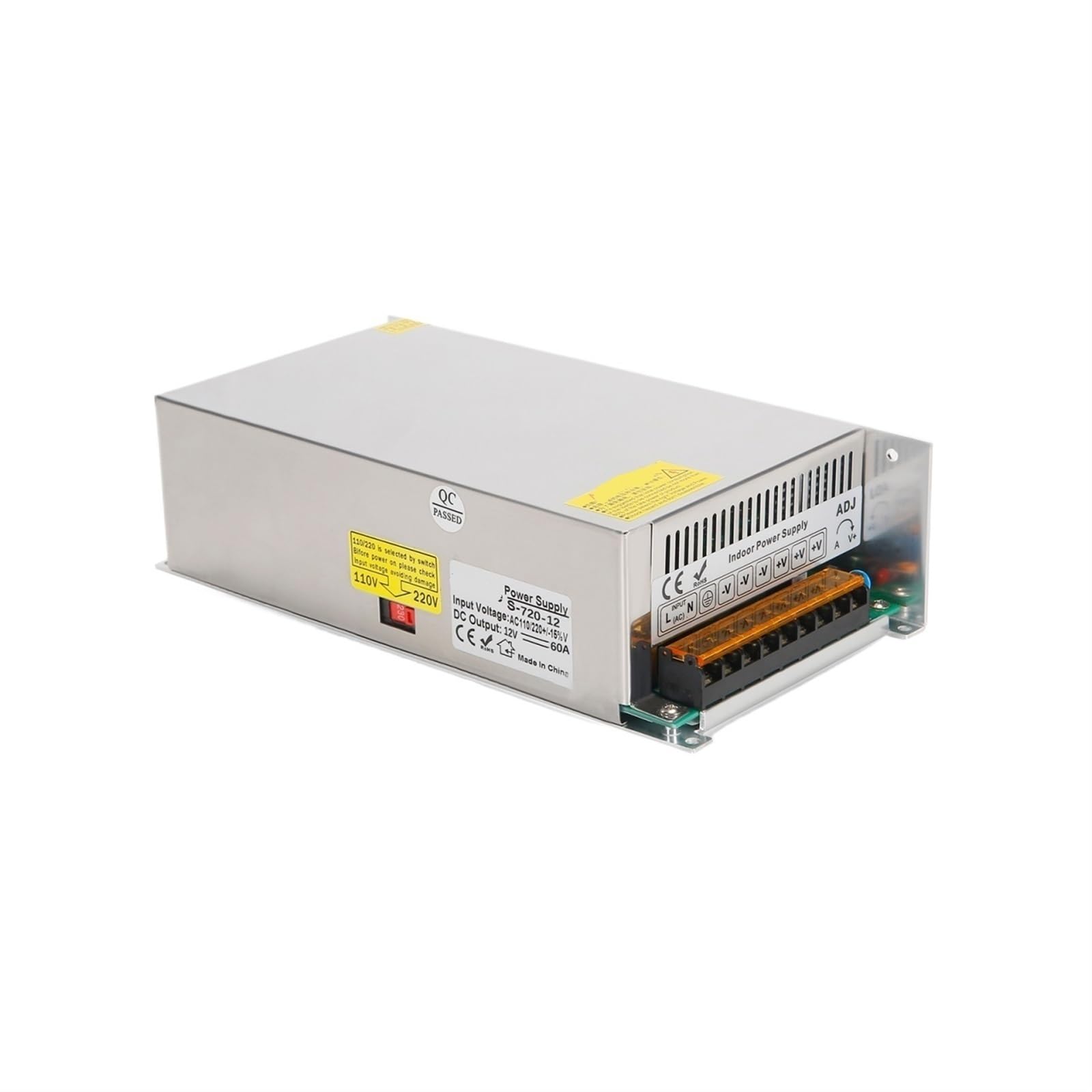 Bloc d'alimentation à découpage 36V 20A 720W robuste en boîtier métal - 4
