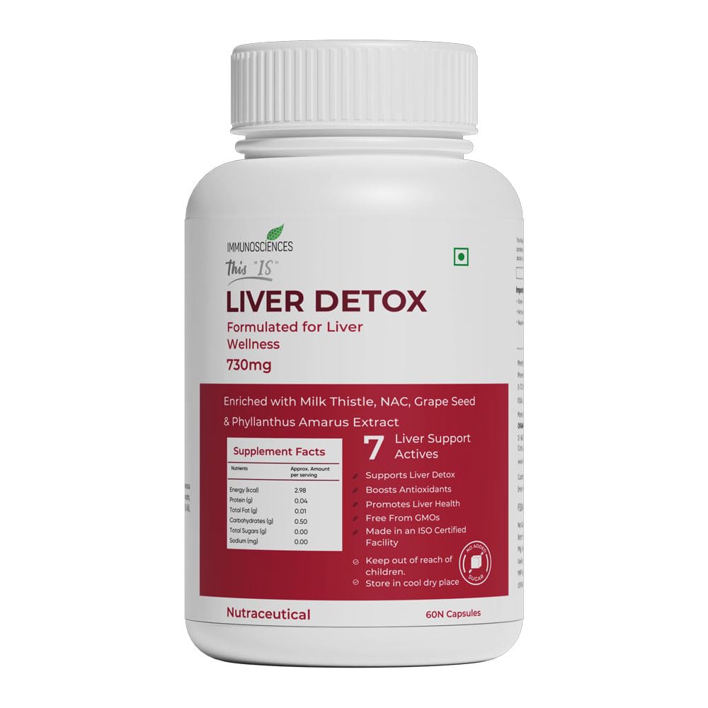 Liver Detox Capsule For Men & Women - Helps To Maintain Healthy Liver Functions and Cholesterol Levels - 60 Capsules-image-22