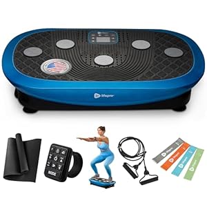 LifePro Rumblex Plus 4D Vibration Plate Exercise Machine – Triple Motor Oscillation, Linear, Pulsation | Vibrating Plate Exercise Machine for Weight Loss & Toning