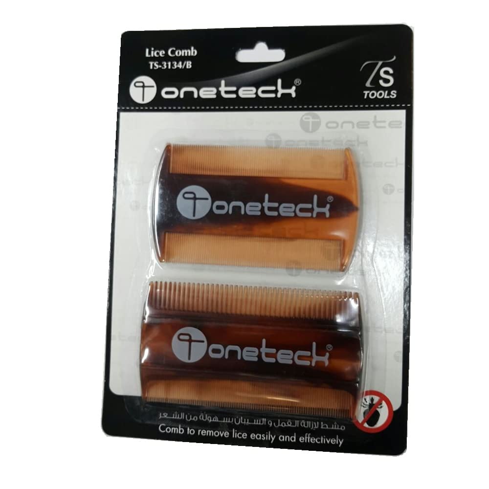 2Pcs Double Sided Lice Comb Blister