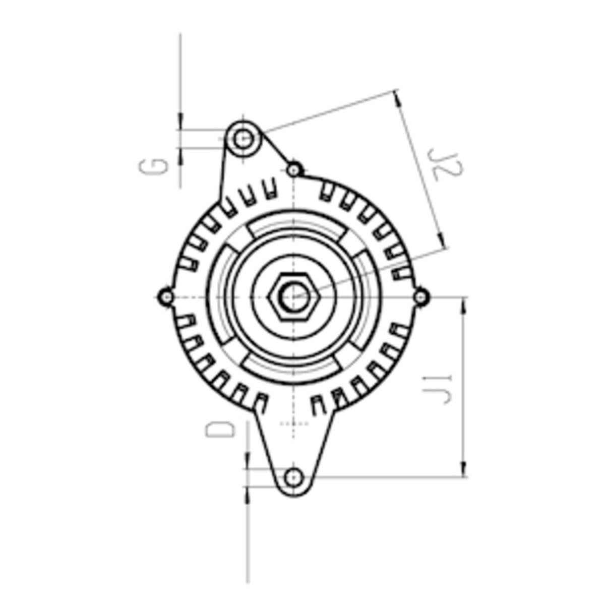 HC-CARGO Alternatore F 032 115 707 110A Dynamo