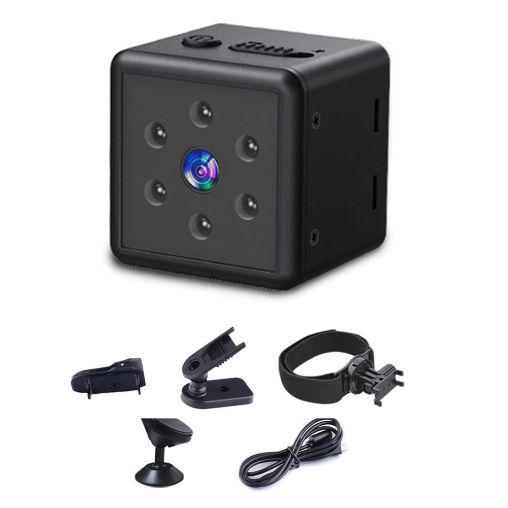 Hndhbfgrt Black Md25 Micro Camera 1080P Hd Voice Comrecorders Recorder Mini Cam With Infrared Night Vision Motion Detection Recording Clip