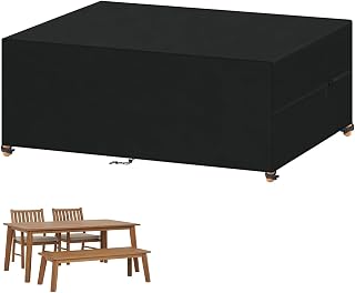 VANSHEIM Abdeckung für Gartenmöbel 220x80x80cm Loungemöbel Abdeckung