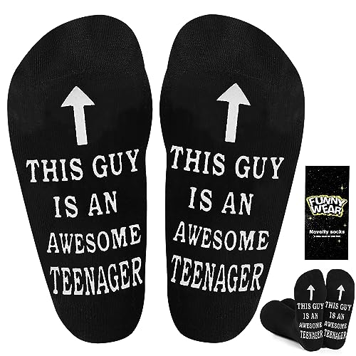 BISOUSOX Novelty Socks for Men Gifts for Dad Grandpa Socks Breathable Fathers Funny Socks Cotton Crazy Socks Men Christmas Gifts for Men 6-11