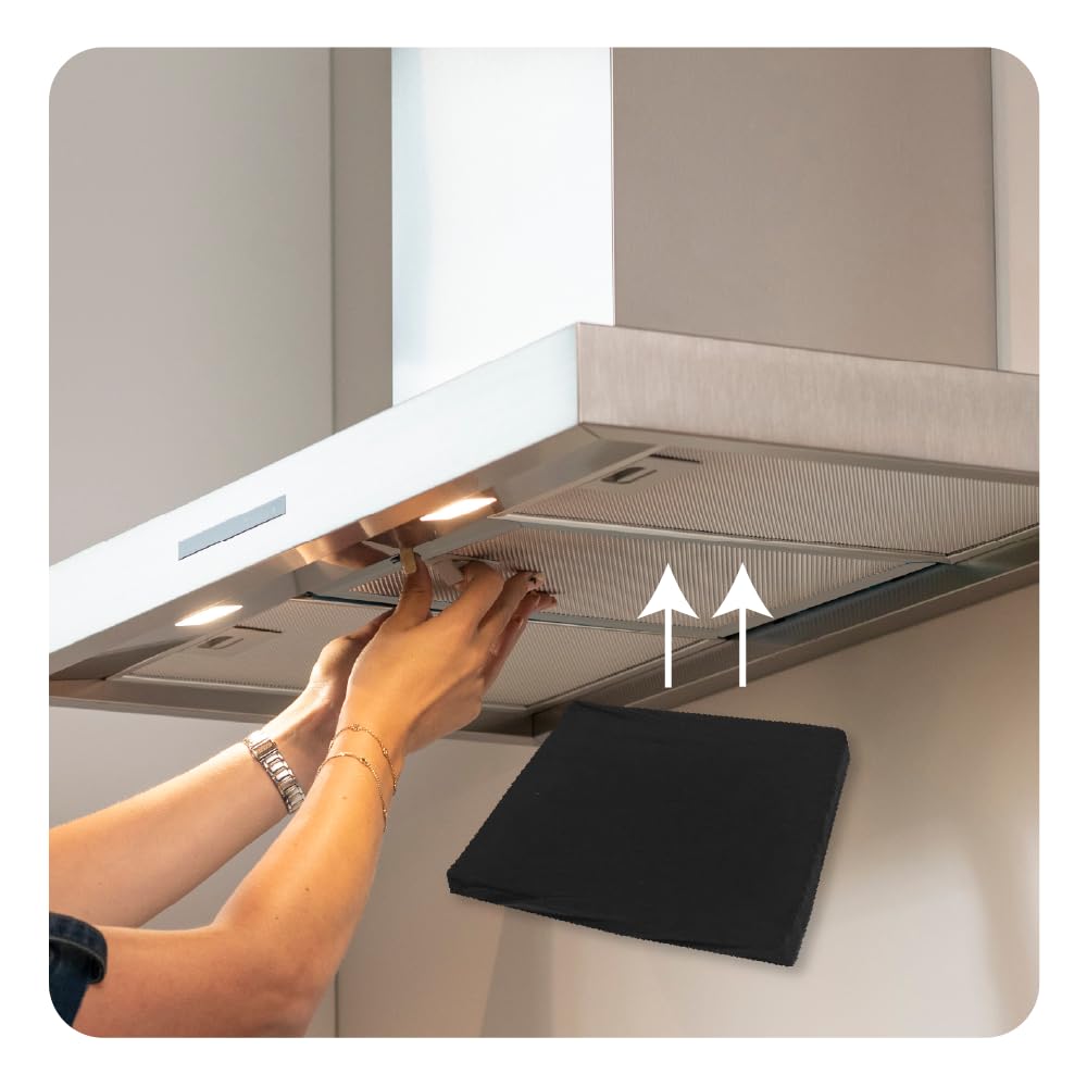 DL-pro Filtro al carbone attivo tipo 303 per Bauknecht Whirlpool 484000008581 Wpro CHF303 cappa aspirante