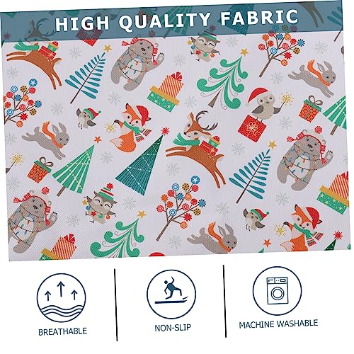 Alasum Hoge Voet Eetkamerstoel Kussen Speelkleed Baby Speelmatten Voor Vloer Baby Speelkleed Kid Schilderen Tafel Dekken Stoel Splat Mat Kids Activiteit Mat Polyester Kinderstoel Splat - Afbeelding 7