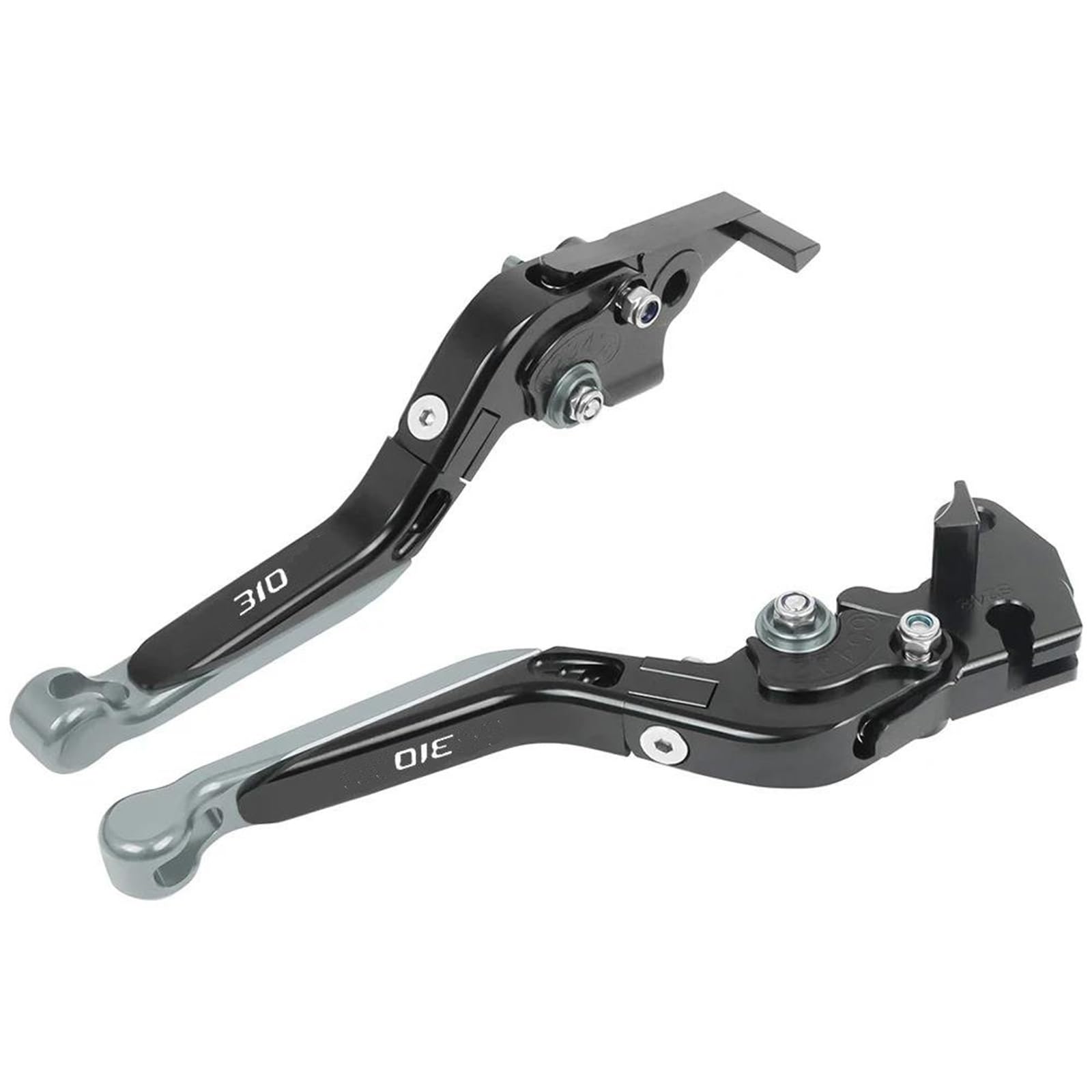 Asddllnn Grey-3 Brake Clutch Levers For Bmw G310gs G 310Gs G310 Gs 310 2021-2023 Motorcycle Adjustable Cnc Brake Clutch Levers Folding Extendable Handles Lever(Grey-3)