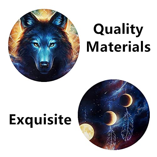 NA Arazzo Lupo Leone Hippie Arazzi in tessuto da