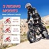 Electric Bike,3000w Motor,Max Speed 34Mph,48V 25AH, Dual Suspension 20 Inch Fat Tires,Long Range 45 Miles for Commuting and Off-Road Allterrain Great Handing Ebike for Adults,Max Load 330 LBS #1
