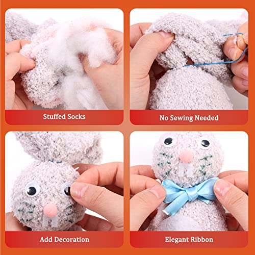 Karsspor-Arts-and-Crafts-for-Kids-Ages-7-12-Create-6-Cute-Plush-Toys-with-Sock-Creative-Craft-Gifts-Includes-All-Supplies-and-Instruction-for-Girls-and-Boys-No-Sew-Easy-to-DIY Karsspor-Arts-and-Crafts-for-Kids-Ages-7-12-Create-6-Cute-Plush-Toys-with-Sock-Creative-Craft-Gifts-Includes-All-Supplies-and-Instruction-for-Girls-and-Boys-No-Sew-Easy-to-DIY