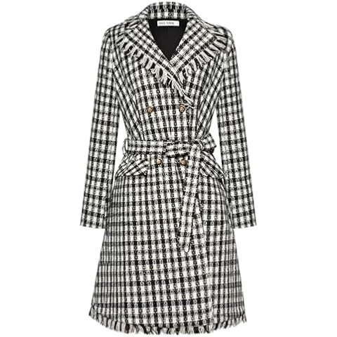 GRACE KARIN Plus Size Winter Trench Coat Cover