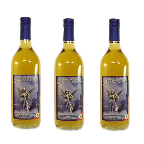 3 Flaschen Met Elfenzauber á 0,75 Liter 10% vol. Honigwein