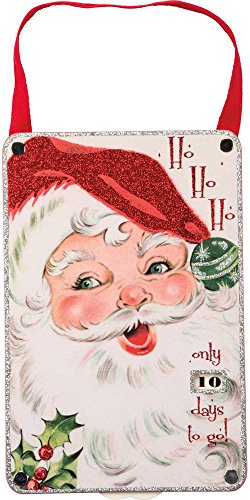 Primitives by Kathy Vintage Christmas Countdown Wall Decor Ho