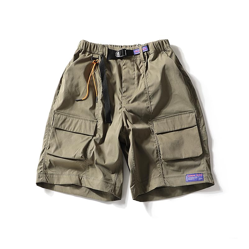 Short jogging hommes GRFIT vert armée 3XL décontracté