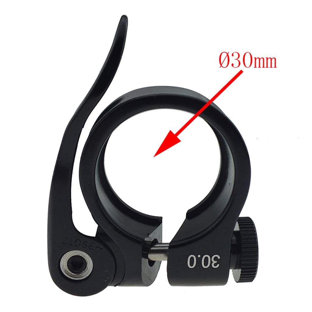 1Pcs Quick Release Seatpost Clamp Alloy 30mm Bike Saddle Post Clip Clamps