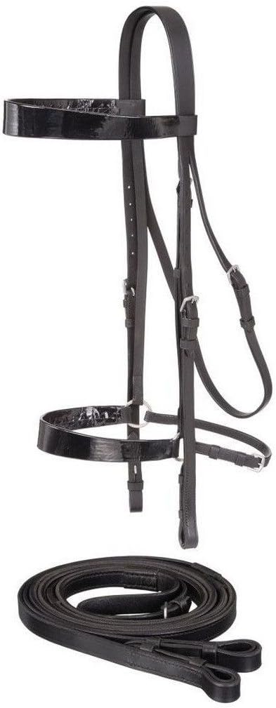 Tough 1 Bridle Saddle Seat Leather Colored Draft Horse 20-05602