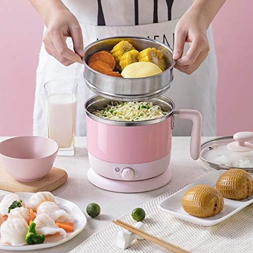 Olla Eléctrica Multifuncional Mini para Cocinar Fideos 1.2L 600W miniatura 2