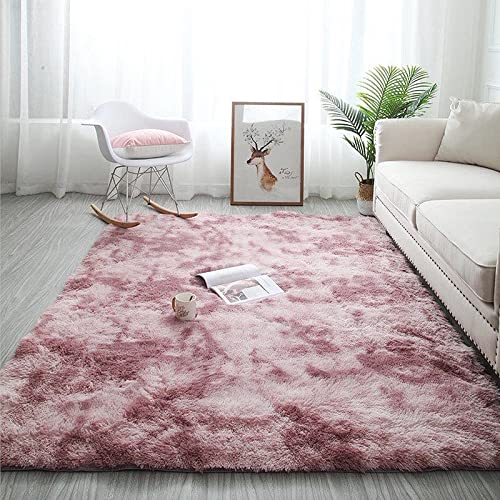 ENCOFT Hochflor Teppich, Langflor Shaggy Teppich 120x160cm, Teppich für Schlafzimmer, Flauschig...