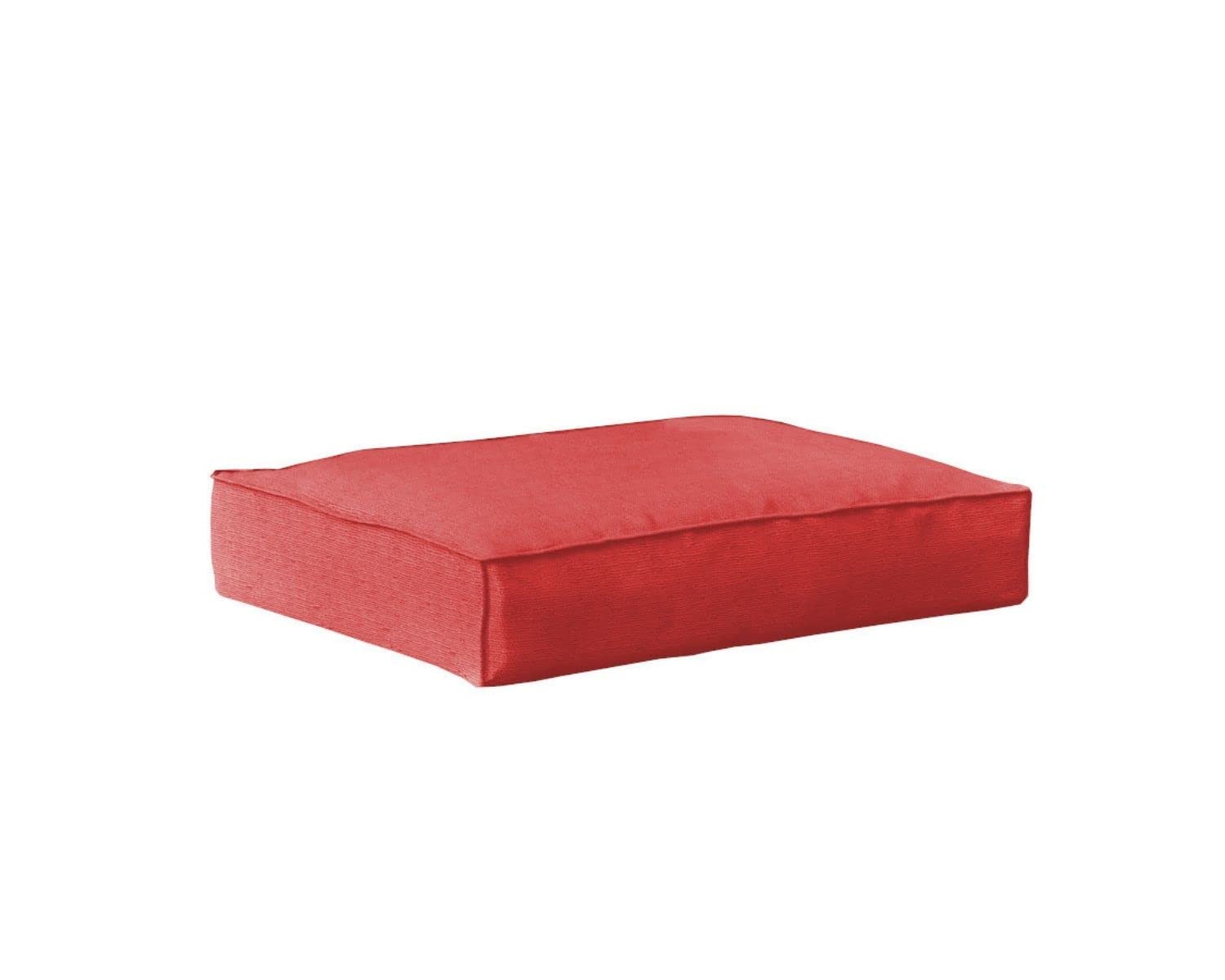 Tessuto Idrorepellente Interno Cuscini Per Mobili Pallet Sfoderabili - Set Sedute 120x60x15cm Rosso Scuro Lavabili Set Cuscini Seduta 120x60 - 13