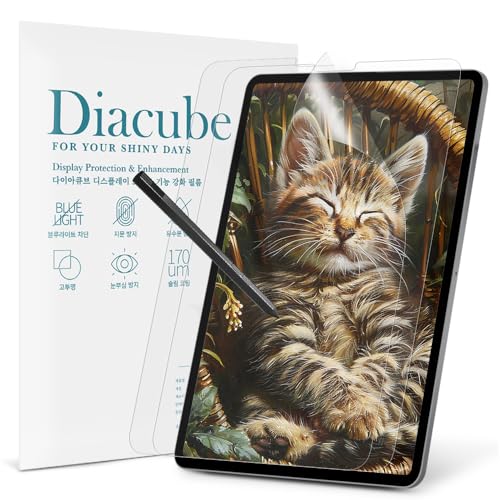 DIACUBE [2-Pack] Paperfeel Screen Protector For Lenovo Legion Y700 5 Gen/Gen 4 8.8 inch (2026/2025), Anti-Glare Matte PET Film for Drawing and Writing Like on Paper, High Responsive Touch, Easy Installation