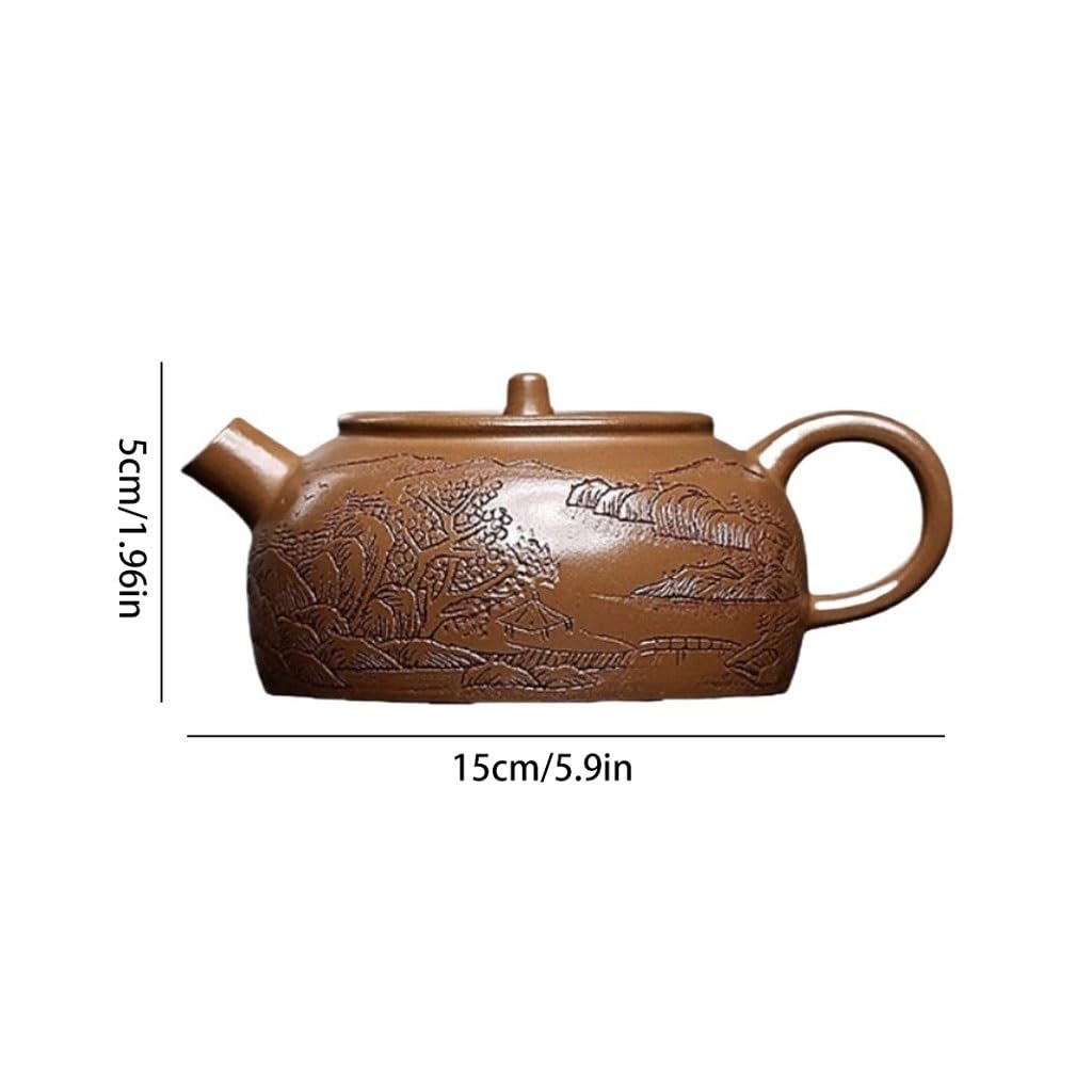 Teesieb Kreative Handgemachte Exquisite Muster Jiangshan Schöne Teekanne Home Lila Sand Teekanne Wasserkocher