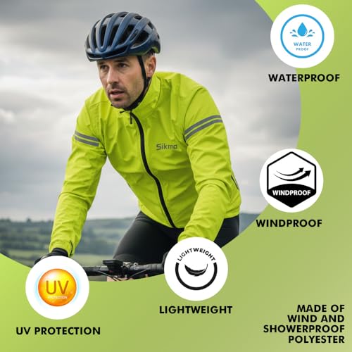 Chaqueta impermeable para ciclismo hombre talla XL miniatura 4