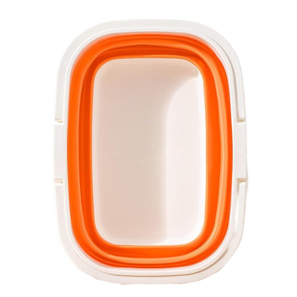 Panier de pique-nique pliable gris contre l'encombrement, bac de rangement camping portable