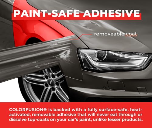 Image of ColorFusion PPF by VViViD, Gloss Nardo Grey Dry Apply PPF Vinyl Car Wrap Roll 6ft x 5ft