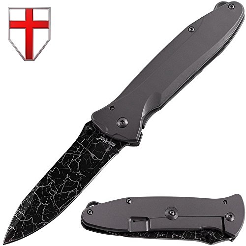 Pocket Folding Knife for Men – EDC Foldable Utility Knife with Metal Handle