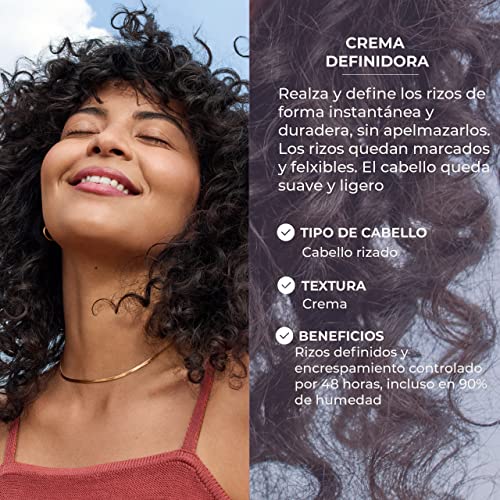 Yves Rocher Crema Definidora de Rizos con Lino Bio - Método Curly para Rizos Marcados y Flexibles - Fórmula Vegana - Sin Siliconas - 150ml - imagen 6