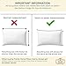 Trendy Home 12x20 Throw Pillow Insert, Cushion Sham Stuffer Hypoallergenic, Lumbar Support Decorative Home Outdoor Couch Bed Pillow Filler (Non Woven)