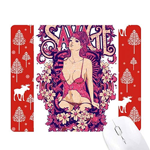 Soutien-gorge sauvage d tasses seins anti frottement pour Noël woods