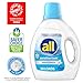 all Sensitive Fresh Liquid Laundry Detergent, Hypoallergenic Spring Breeze Scent & Free of Dyes, Gentle for Sensitive Skin, 73 oz