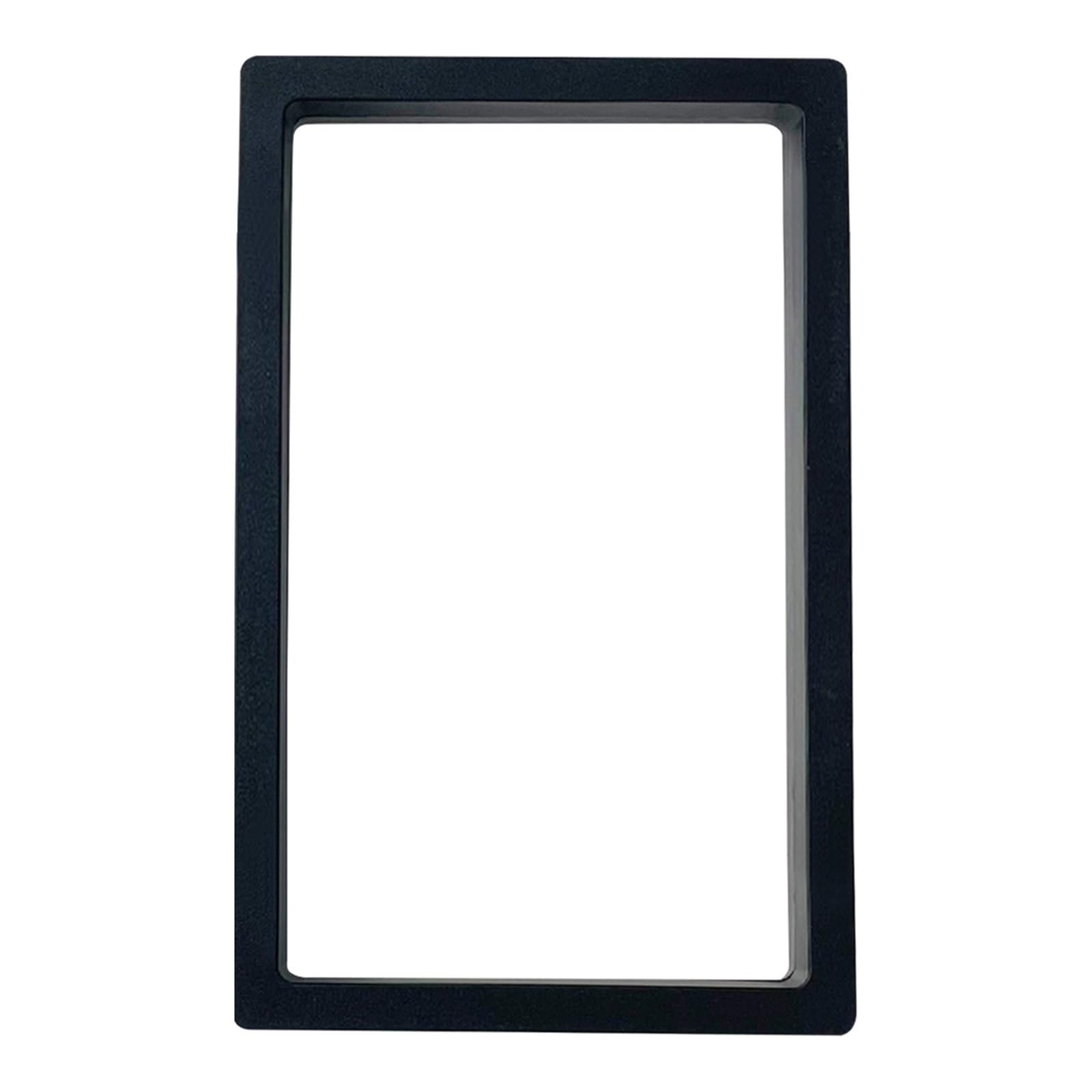 ZGCrumphant Display Floating Frame 3D Floating Jewelry Frame Acrylic Display Stand Creative for Antique Challenge Coins Medals for Coins Jewelry(23cm)