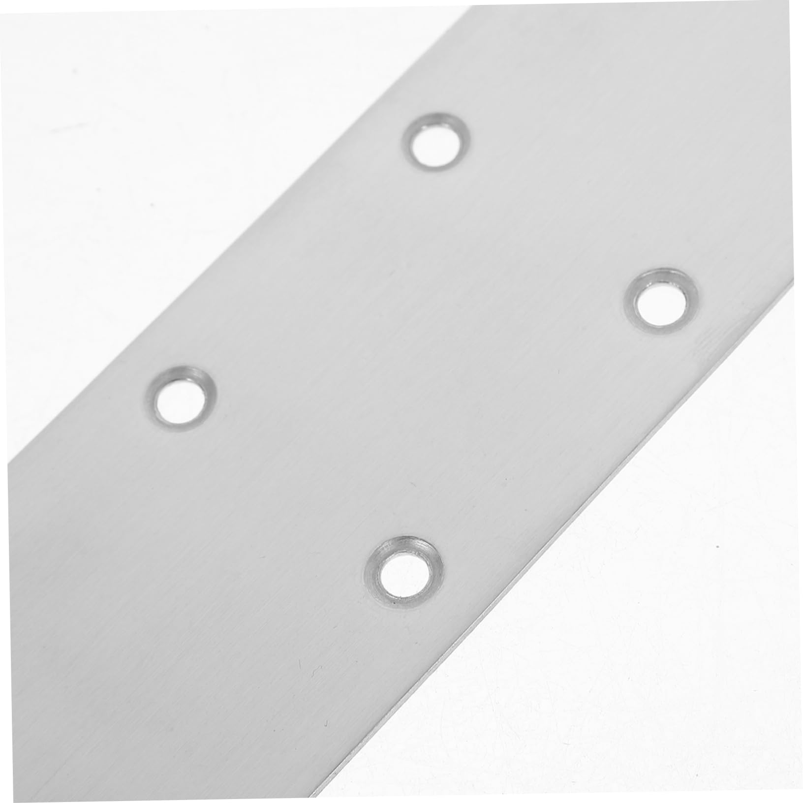 OSOLADY 5pcs Stainless Steel Angle Fastener Bracket for Wood Mending Plate Flat Metal Brackets with Screws for Furniture