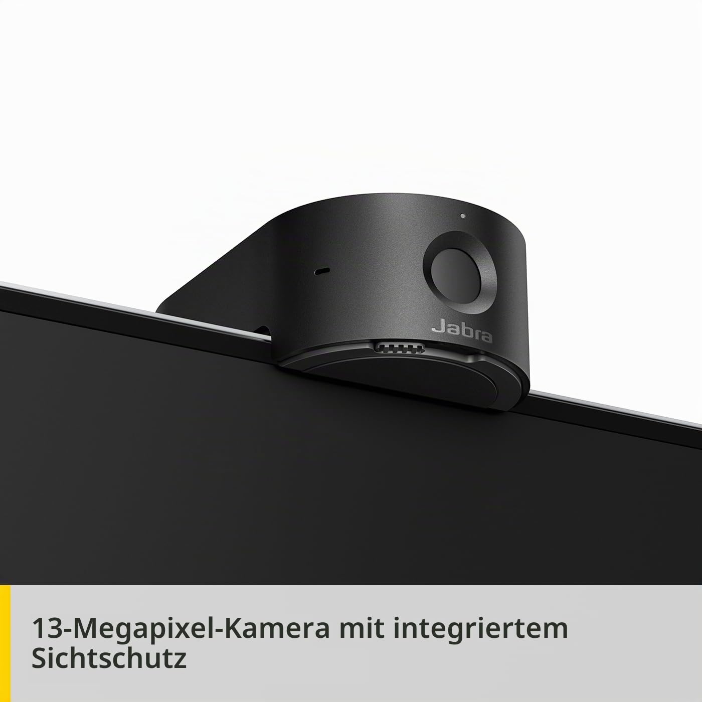 Jabra PanaCast 20 4K- Videokonferenzkamera - Flexible persönliche Plug-and-Play-Video-Webcam mit KI-gestütztem 4K-Ultra-HD, intelligentem Zoom und Beleuchtungsoptimierung