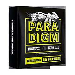 Ernie Ball Regular Slinky Paradigm Jeu de 3 cordes pour guitare électrique, calibre 10-46 - Les Beatles, Paul McCartney, John Lennon, RIngo Starr, George Harrison Ernie Ball Regular Slinky Paradigm Jeu de 3 cordes pour guitare électrique, calibre 10-46 – Image 2