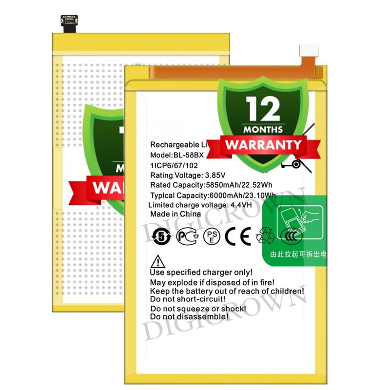 Image of Original BL-58BX Battery Compatible for Infinix Hot 9 Play (X680, X680B, X680C) - (6000mAh) - 1 Year Warranty