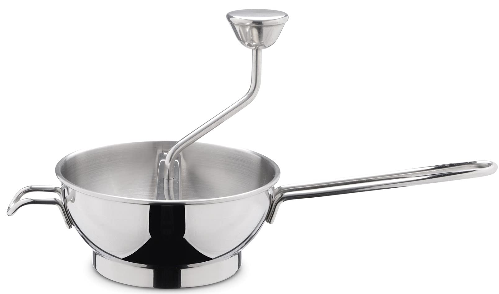 Weis Mini moulin à légumes - En acier inoxydable - Argenté - Diamètre : 13 cm