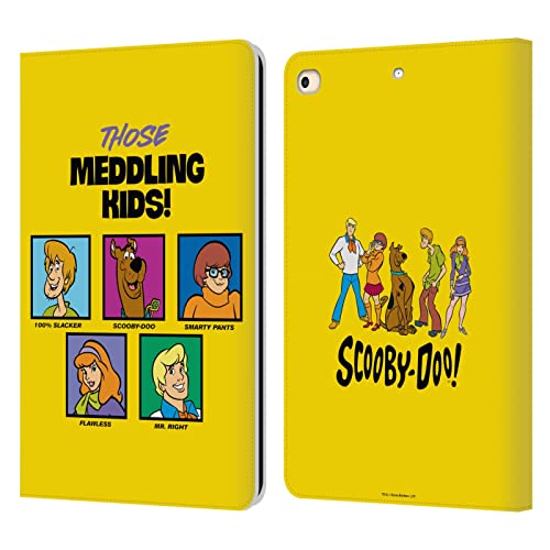 Étui iPad 9.7 cuir antichoc Scooby-Doo protection tablette Apple iPad 2018 et 2017