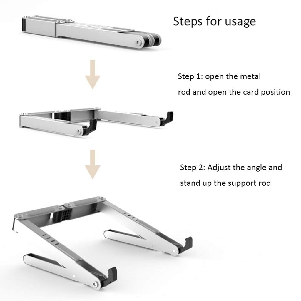 raffreddatore pc portatile ventole pc portatile Supporto per laptop pieghevole per raffreddamento del laptop da gioco Desktop