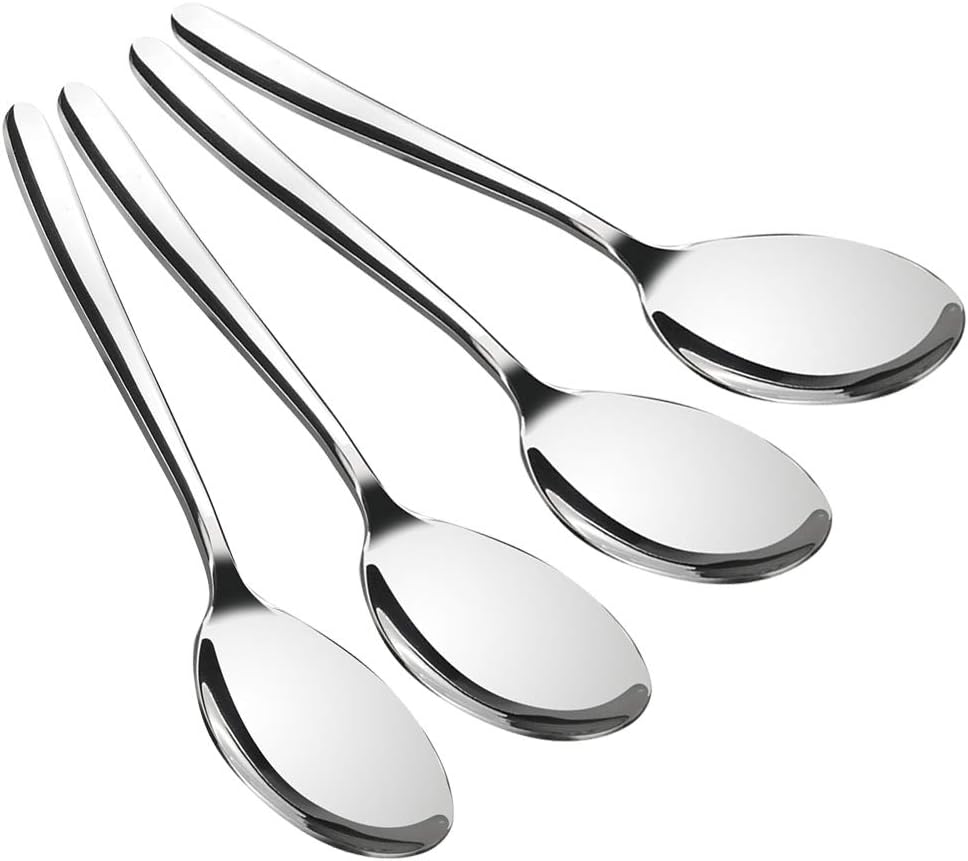 Kekow 8Piece Stainless Steel Buffet Serving Spoons, Large Serving