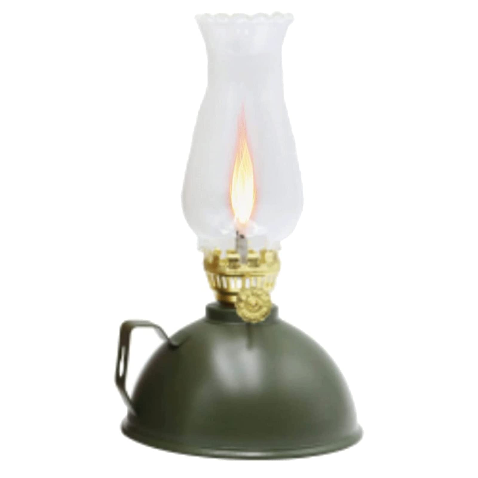 Kerosene lamp, 2PCS Lamp w/Handle Iron Sheet Oil Can Lantern Home Decor Outdoor Camping Emergency Ligting(Grün)