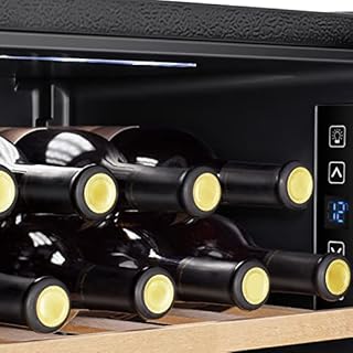 Hisense RW12D4NWG0 - Cantina Vino 30 bottiglie, Monotemperatura, Vetri Anti UV, Ripiani in Legno, Display Touch, Illuminazione Led, Anno 2022