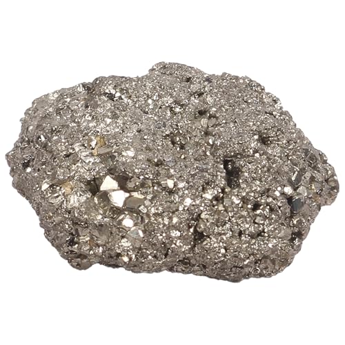 Image of Natural Raw Pyrite Crystal Stone for Wealth & Prosperity | Money Magnet Healing Crystal for Positive Energy, Success, Reiki, Feng Shui & Vastu Decor | Pyrite Stone for Home, Office & Meditation
