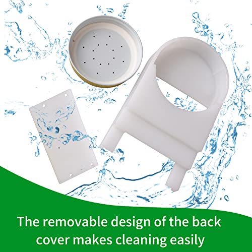 4-PCS-Bee-Feeders-Bee-Entrance-Feeder-Beehive-Feeder-Beekeeping-Perforated-Lid-Fits-Mason-and-Plastic-Jars-Water-or-Sugar-Syrup-4