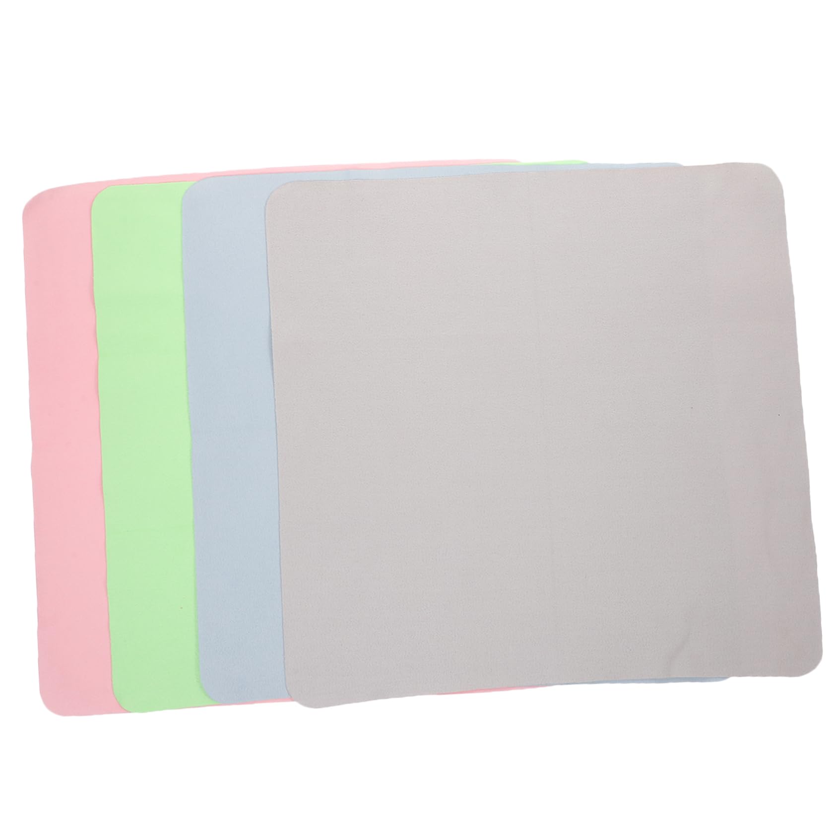 Didiseaon 5 Set Pulire Il Panno Detergente Per Lenti Per Occhiali Panno Per La Pulizia Del Panno Colorato Per La Pulizia Delle Lenti Panni Per Occhiali Pelle Scamosciata 4 Pezzi * 5