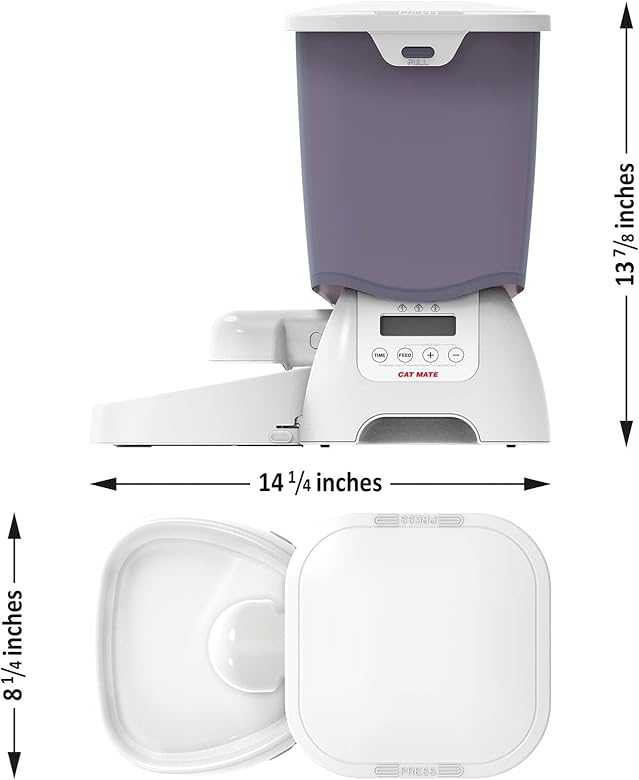 Cat Mate C3000 Automatic Dry Food Cat Feeder EU 42 OFF